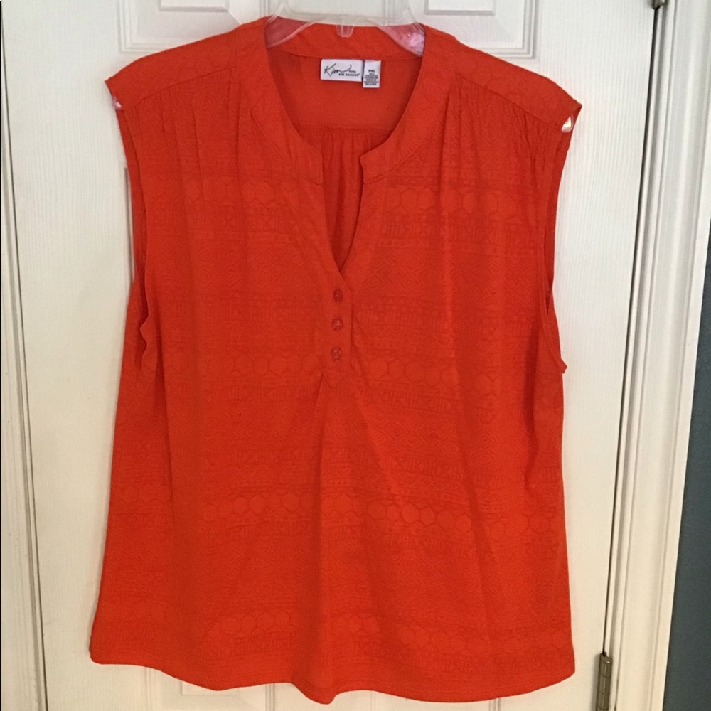 Women’s Kim Rogers Sleeveless Orange Top